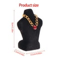thumbnail image 3 of 1/12 Scale Jewelry Stand Model with Detachable Necklace for Miniature Cabinet Craft Scenes, 3 of 8