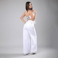thumbnail image 2 of Pantalón Blanco Wide Leg de Dama Tiro Medio Mezclilla, 2 of 5