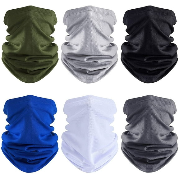 Dalrosia Summer Face Cover Scarf Mens Balaclava Neck Gaiter Baclava Face Breathable Bandana Sun Protection Cycling Running