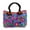 Purple, variant on Chic & Beautifully Embroidered Red & Purple Flower Garden Handbag
