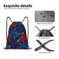 thumbnail image 4 of Daiia Red White Blue Fireworks Pattern Drawstring Backpack, Gym Bag, Lightweight Backpack, Water-Resistant Bag Travel Sports Backpack, Fitness Bag, Yoga Bag-Small, 4 of 6