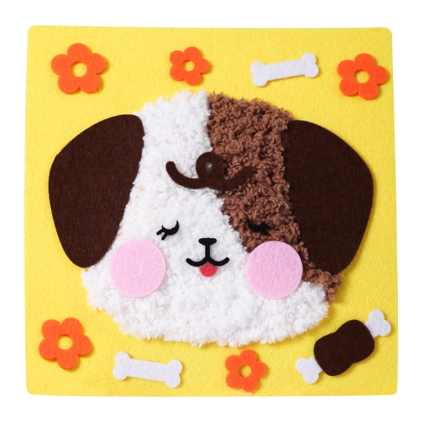 Juguetes de piscina, juguetes para bebés, juguetes para niños pequeños, juego de muñecas bordadas DIY, kit de manualidades de costura de animales de dibujos animados, muñecas bordadas