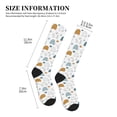 thumbnail image 2 of Lsque Cute Doodle Turtles Pattern Sport Compression Socks for Men & Women 15-20 mmHg Knee High Nurse Pregnant Running Medical and Travel Athletic, 2 of 6