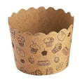 thumbnail image 2 of Dutchman Temperature-resistant Kraft Paper Cupcake Liners Muffin Cups 50 Pack, 2 of 3