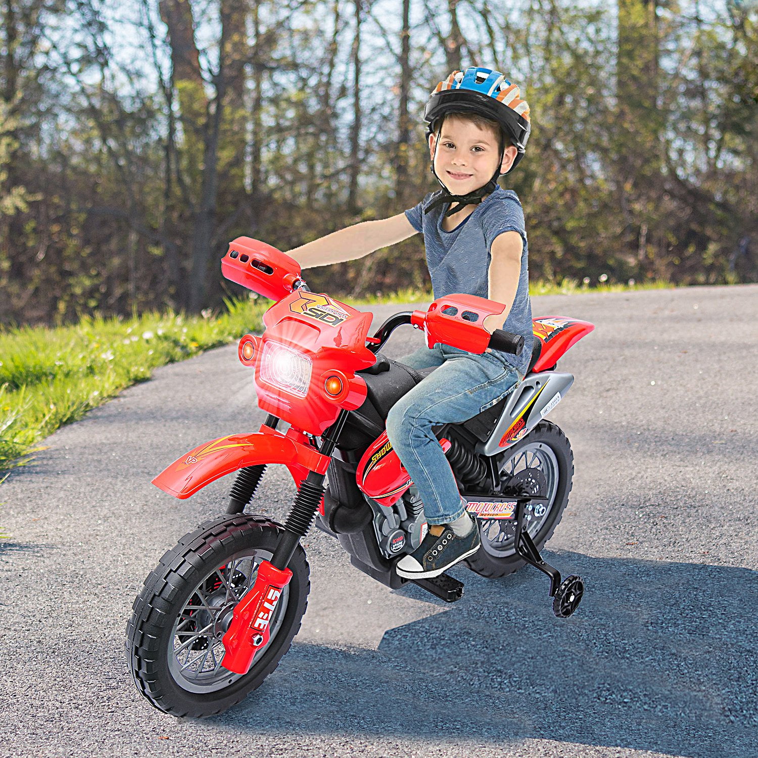 12v dirt bike with training wheels