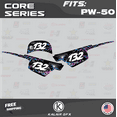 thumbnail image 3 of Kalair GFX Graphics Kit for Yamaha PW50 (All Years) Core Series, 3 of 5