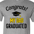 thumbnail image 4 of Inktastic Congrats My Dad Graduated with cap T-Shirt, 4 of 5