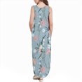 thumbnail image 3 of Gibobby Vestidos para Mujer Casuales Vestido casual sin mangas clásico C con bolsillos para mujer Moda versátil para el día a día(Azul claro,CH), 3 of 5