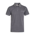 thumbnail image 1 of Hawks Bay Men's Printed Polo Pique Shirt Charcoal XL, 1 of 1