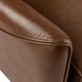 thumbnail image 6 of GDF Studio Fatigue-Reliever Recliner Chair with Rubber Wood Legs & Adjustable Footrest, Cognac, 6 of 13