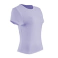 thumbnail image 3 of Playera George para Mujer, Manga Corta Escote Redondo Lila Talla G, 3 of 4