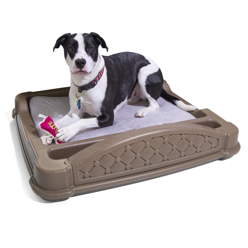 Step2 Close 'N Cozy Hideaway Bed Brown Trundle Dog Bed