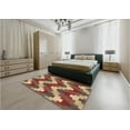 thumbnail image 4 of Ahgly Company Indoor Square Patterned Brown Sand Brown Area Rugs, 3' Square, 4 of 6