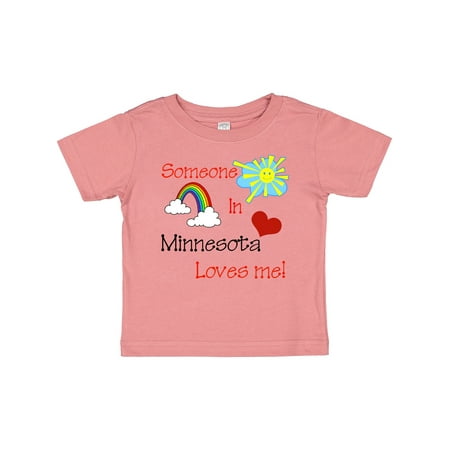 

Inktastic Someone in Minnesota Loves Me! Gift Baby Boy or Baby Girl T-Shirt