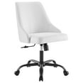 thumbnail image 3 of Modway Designate Swivel Upholstered Office Chair in Black White, 3 of 10
