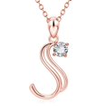 thumbnail image 1 of Collar Con Colgante De Letra Letra Personalizada A-Z Collar Con Colgante Minimalista Joyería Femenina Noticed AP007444-03, 1 of 6