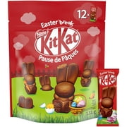 12 lapins en chocolat et gaufrettes Pause de Pâques NESTLÉ KITKAT Sachet de 132 g