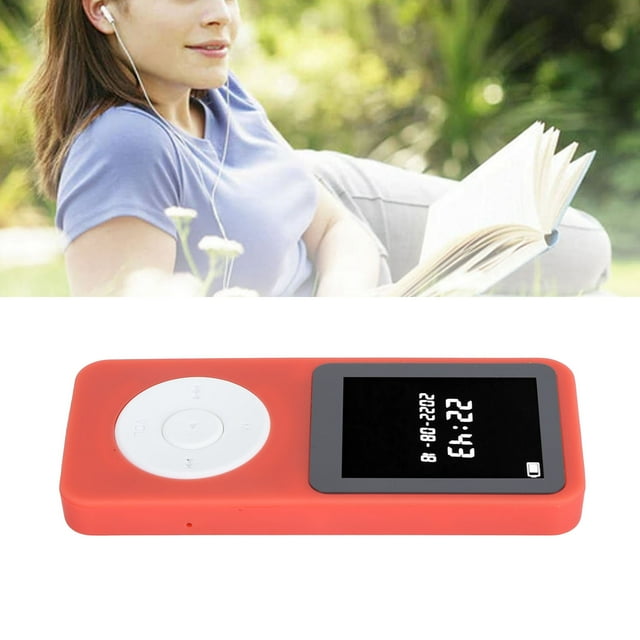 Lecteur de Musique avec Haut-Parleur Hi-Fi HD 5.0, 1,77 Po, Écran LCD Haut-Parleur HD Intégré Lecteur de Musique Hi-Fi Portable avec Enregistreur Réveil