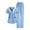 Light Blue, variant on Womens Scrub Sets V-Neck Top & Pants Medical Scrubs Nurse Uniform 2 Piece Outfits 4-Way Stretch Stretch Moisture Wicking Nursing Set Dark Gray L