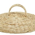 thumbnail image 6 of CosmoLiving by Cosmopolitan 25", 22"H Light Brown Seagrass Handmade Storage Basket with Liner and Matching Tops, 2-Pieces, 6 of 9