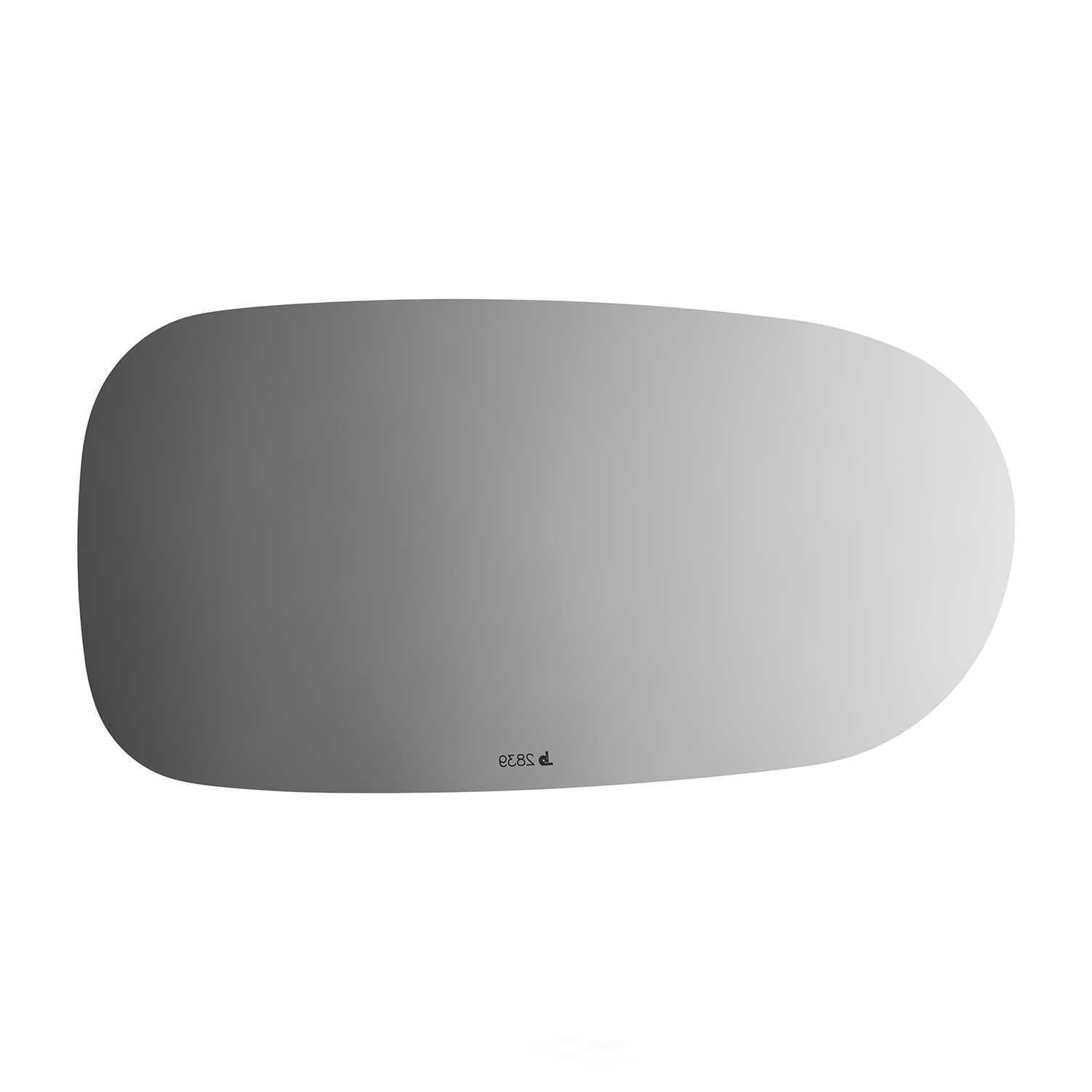 Burco Side View Mirror Replacement Glass - Clear Glass - 2839
