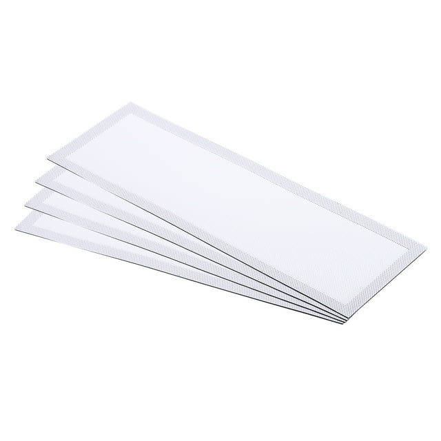 Cubierta Magnética de Ventilación Uxcell 4"x12" Paquete de 4 Fuerte Malla de Pantalla Blanca