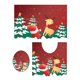 thumbnail image 2 of de de antideslizantes de navideño de 3 piezas, adhesivo para inodoro 5, 2 of 9