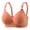 Orange#bras for women#21, variant on DDAPJ pyju Womens Wireless Push Up Bras No Underwire T-Shirt Bra Seamless Full Coverage Bras Hide Back Fat Smoothing Everyday Bra Hot Pink 100BC