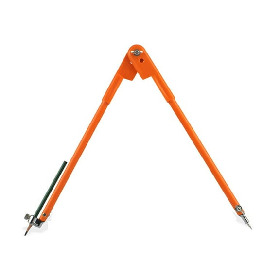 Carpenter Precision Pencil Compasses Large Diameter Adjustable Dividers Marking and Scribing Compass for Woodworking (40x150cm)