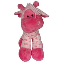 Linzy Toys Plush Pink Giraffe 15" Polka Dot Jungle Pal Stuffed Animal