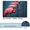 itdsatrgt Doormat Custom Indoor Door Mat, Pink Flamingo Print