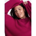 thumbnail image 4 of Terra & Sky Women's Plus Knit Crewneck Pullover Sweater, Sizes 0X-5X, 4 of 5