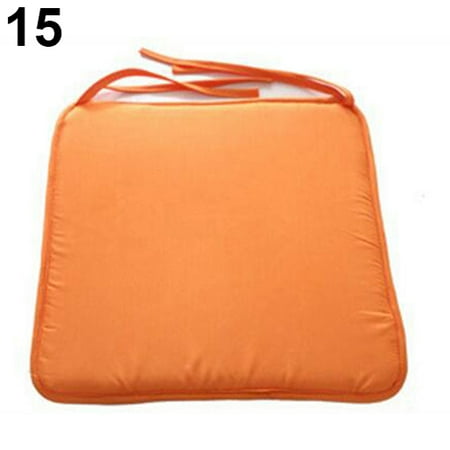 

HEVIRGO Soft Polka Dot Solid Seat Pad Travel Home Office Decor Tie On Chair Cushion Polyester