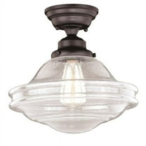 12 in. Huntley Flush Mount, Oil Rubbed Bronze