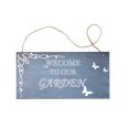 thumbnail image 2 of EUDIDV Mesmerizing Gate Signage Garden Plaque Wood Plaque Sign Wall Hanging Sign Size.5×13.5cm Decorative Durable Gate Sign, 2 of 2