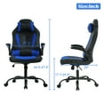 thumbnail image 4 of YRLLENSDAN Gaming Chair Video Game for Adults, Leather High Back Computer Chair with Flip-up Arms/Lumbar Support/Headrest Adjustable Desk Chairs for Computer, Women Men, 4 of 8