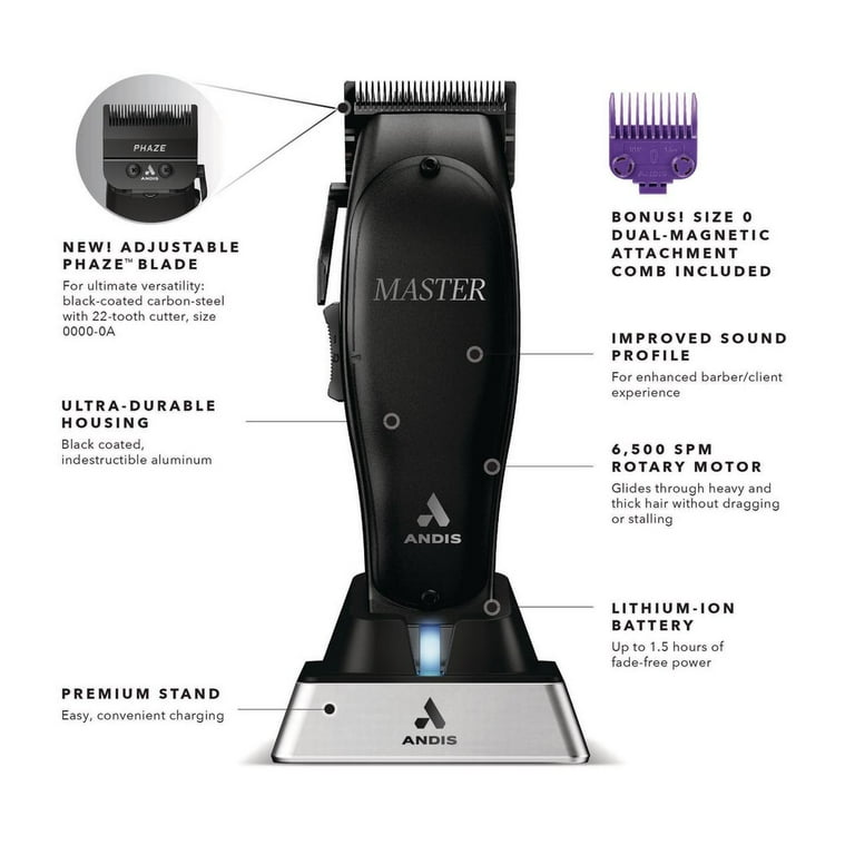 Andis Master Cordless Black Label Special Edition