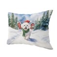 thumbnail image 2 of Hello Winter Bichon Frise Frosty Morning Walk Welcome Snowy Christmas Pillow Cushion Double Sided Bichons Dog Lovers Gifts Idea Throw Pillow - 02018, 2 of 4