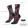 thumbnail image 4 of Pofeuu Paisley Print Crew Socks, Adult Running Hiking Socks for Youth and Adult, 4 of 6