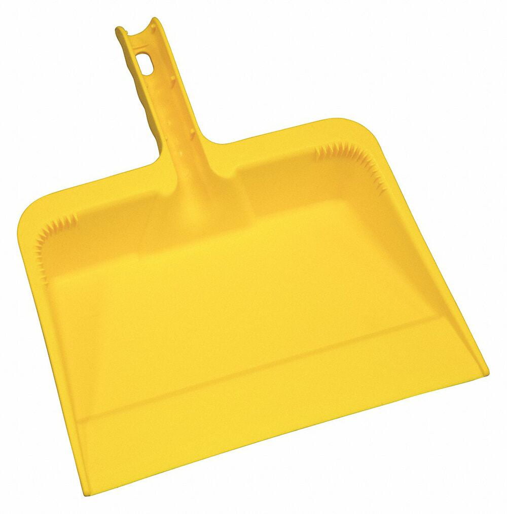 Laitner Brush Company 671 Plastic Rubber Squeegee Edge Dust Pan Small 