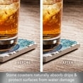 thumbnail image 6 of Thirstystone Jewels of the Sea 4-Pack Tumbled Tile Coasters 4" Square, 6 of 6