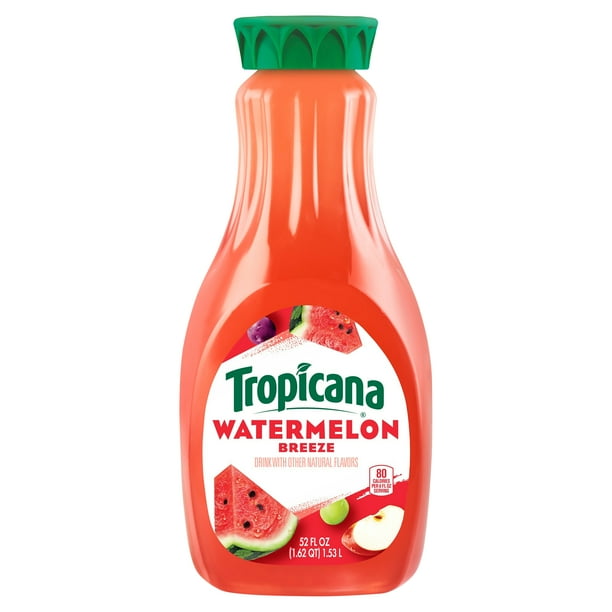 Tropicana Breeze Drink Watermelon 52 Fl Oz Bottle
