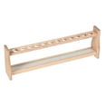 thumbnail image 1 of Soporte de tubos de ensayo de madera con 12 pozos para tubos de centrifugado de 25ml, 1 of 5