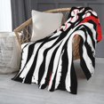 thumbnail image 5 of Baseball Flag Soft Throw Blanket Flannel Fleece Blankets Warm Cozy Lightweight Fuzzy Blanket for Bed Sofa Couch Home Decor 60"X50", 5 of 15