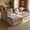 Khaki, variant on 96.5" L-Shaped Modular Sectional Sofa with Chaise, Deep Seat 4-Seat Couch for Living Room, Khaki