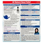 NeilMed Sinus Rinse Packets, Natural Relief for Nasal Irrigators, 50 Count, 10 mg