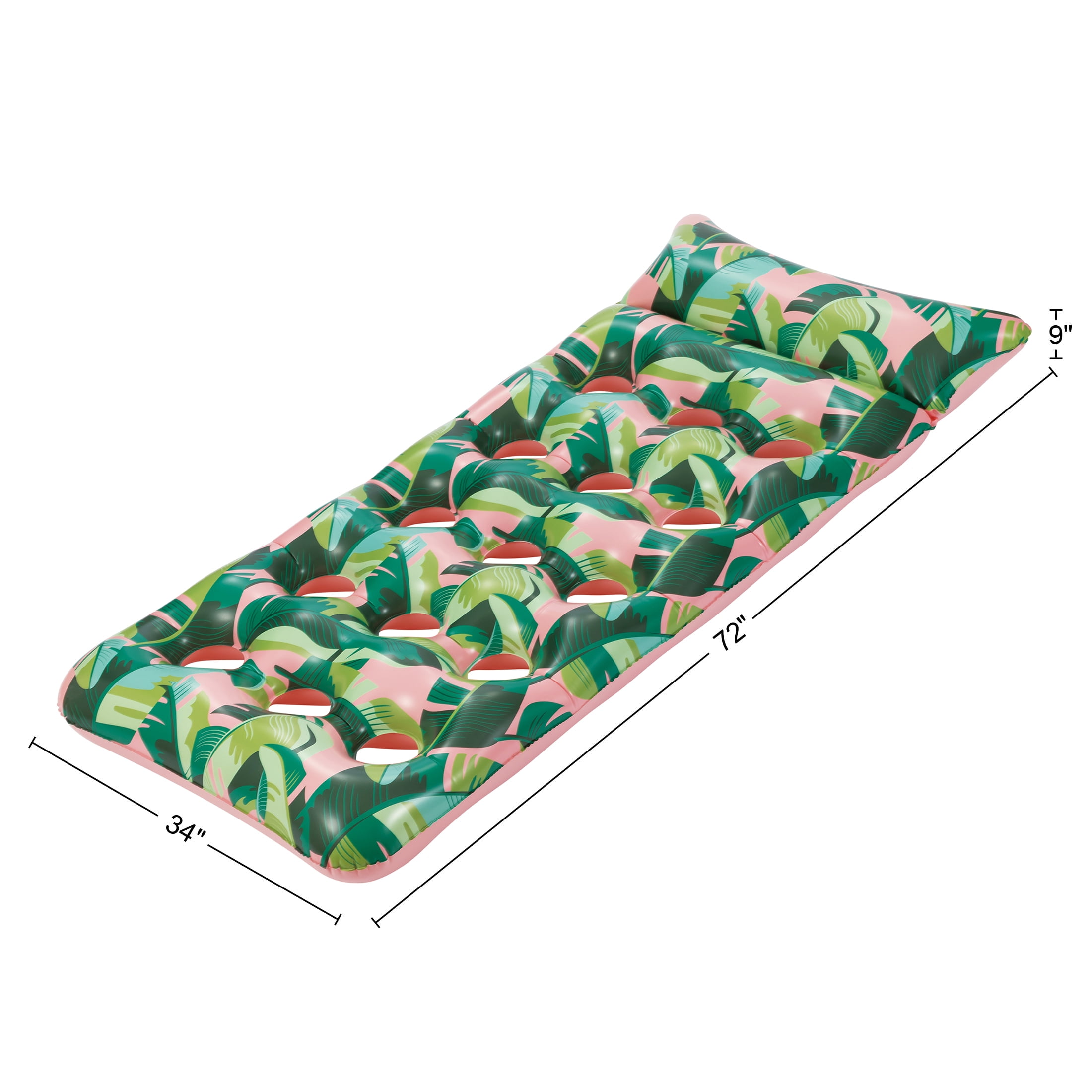 Bluescape Green Hydro Cooled Inflatable Water Lounge, Pool Float, Adults, Unisex