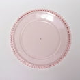 thumbnail image 6 of Efavormart 6 Pack 12" Clear Blush Acrylic Round Charger Plates With Beaded Rim Dinner Charger Plates, 6 of 11