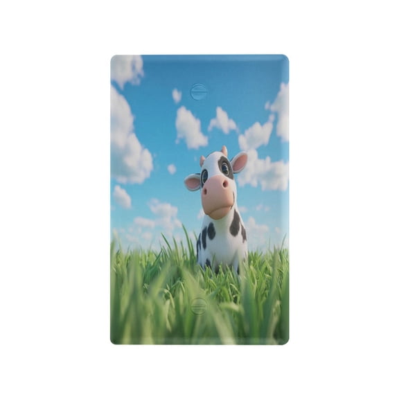 IAUYY Retardant PC Material Unused Outlet Cover Switch Plate Covers Easy DIY Installation with Screws Light Switch Cover Plate Animal Concept Design