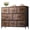 Rustic Brown, variant on GALAXHERO 8 Drawer Dresser for Bedroom, Fabric Storage Unit, Large Drawer Chest for Entryway & Living Room, Black, 59" x 30" x 16"